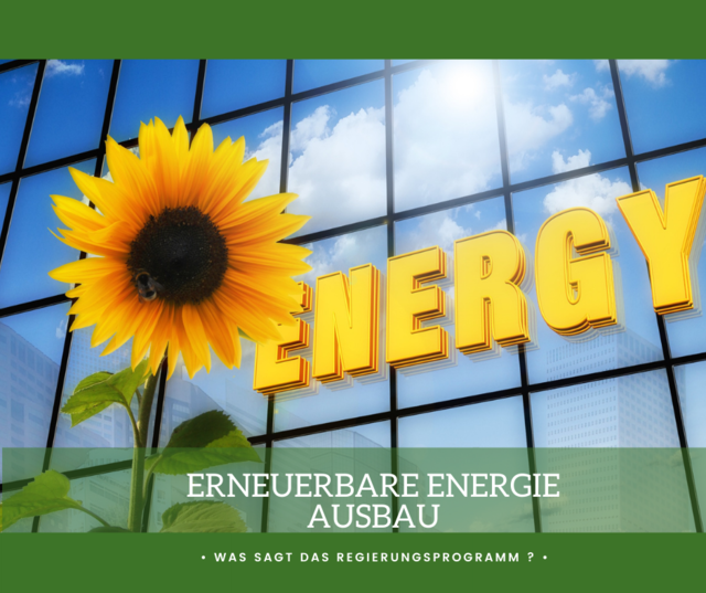Erneuerbare Energie Ausbau