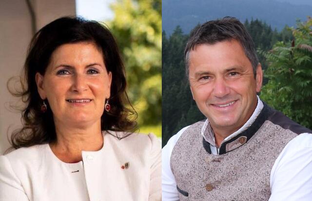 Maria Knauder (SPÖ) und Gerald Edler (FPÖ) müssen in St. Andrä in die Stichwahl.