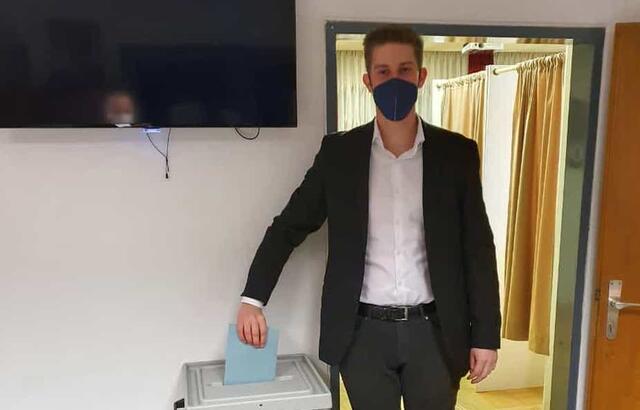 David Novak hat den Vorwahltag in Gallizien zum Wählen genutzt.