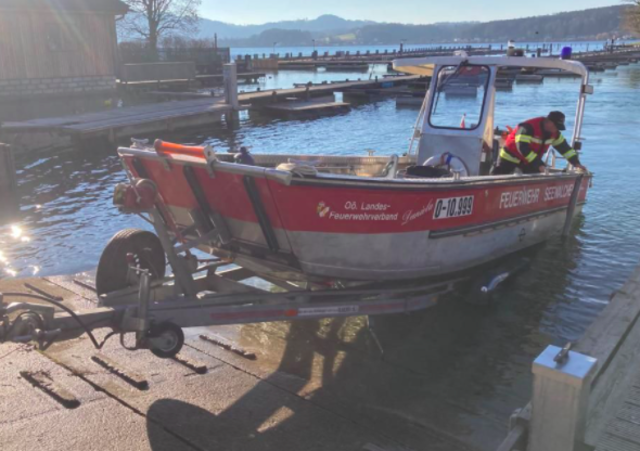 Die Kameraden der FF Seewalchen rückten heute aus.