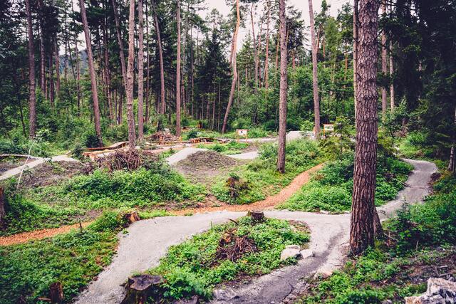 So sollte der Bikepark später aussehen.