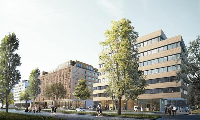 "Neni am Prater" eröffnet im April Am Dach der "Superbude". Das neue Rooftop-Lokal wartet israelisch-orientalischer Küche und einem einem Blick über die Leopoldstadt auf.