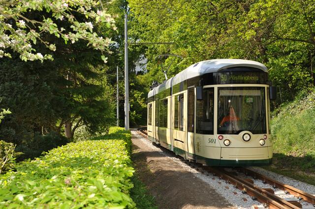 Seit 1. März gilt für die Pöstlingbergbahn wieder der Sommerfahrplan. | Foto: Linz AG