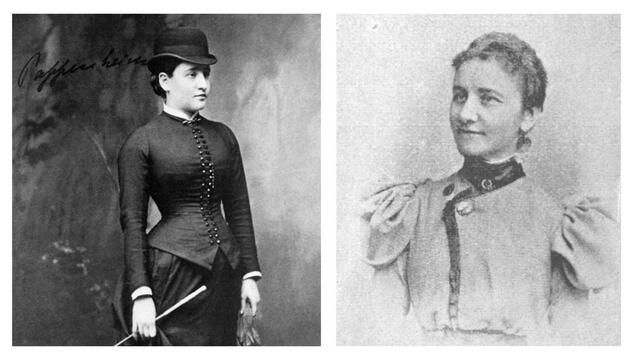Bertha Pappenheim (l.) und Gabriele Possanner: Zwei der Frauen, deren Leben und wirken im neunten Bezirk im März beleuchtet wird.
