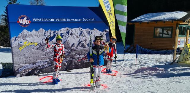 Klarer Sieger: Paolo Eberhard aus St. Josef fuhr in Ramsau zwei Mal zu Bestzeiten. | Foto: KK