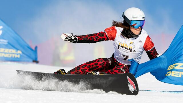 Julia Dujmovits krönt Comeback-Saison mit WM-Bronze im Parallel-Riesentorlauf in Rogla.
