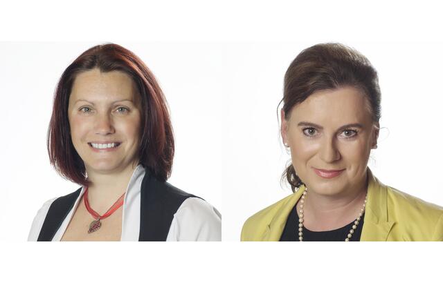 Ein klarer Sieg für die Frauen in Feld am See und Wernberg: Michaela Oberlassnig (SPÖ) und Doris Liposchek (SPÖ) | Foto: Fotos: KK