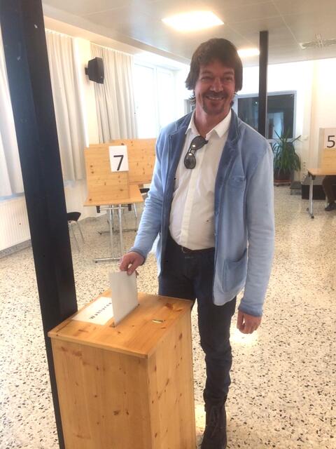 Hannes Nothdurfter bei der letzten GR-Wahl 2016.