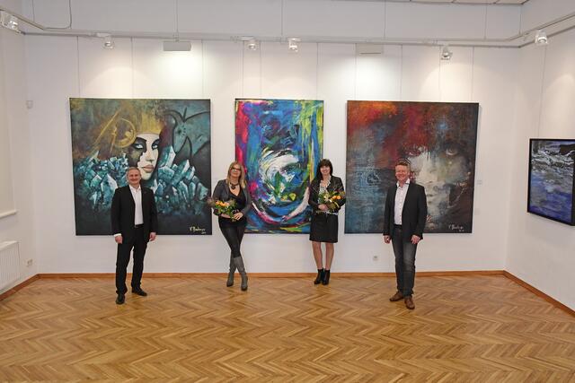 Erste Ausstellung im Jahr 2021: Christian Sander, Gordana Veljacic, Verena Bachner und Karl Tischler