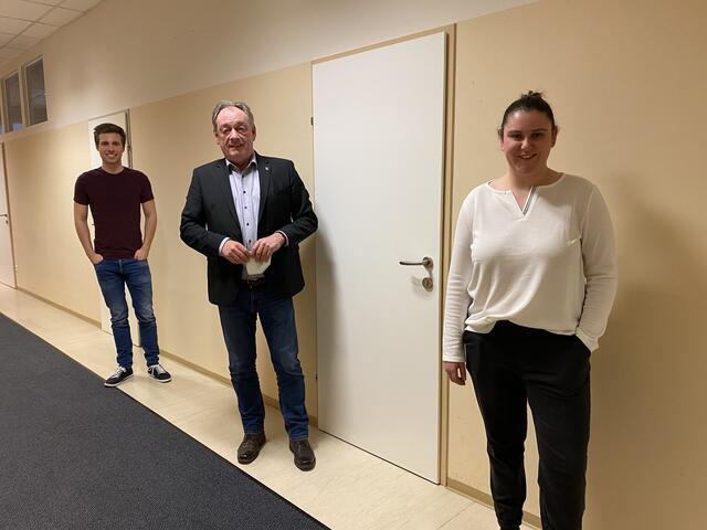 SPÖ-Bezirksvorsitzender Dieter Posch ist stolz auf den politischen Nachwuchs im Bezirk Mattersburg.