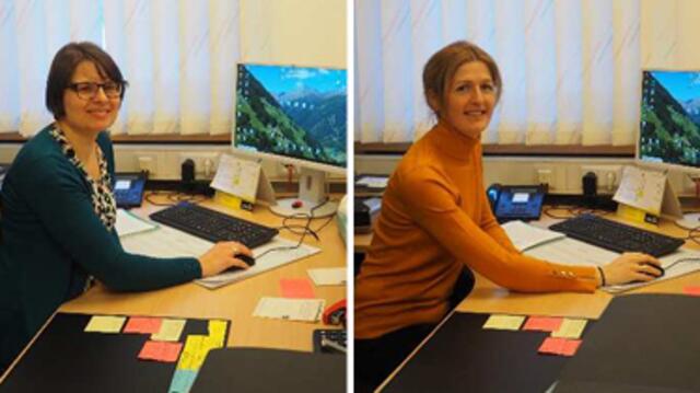 Annemarie Obetzhofer (li.) und Helene Mühlmann teilen sich die Gemeindeamtsleitung in Außervillgraten.