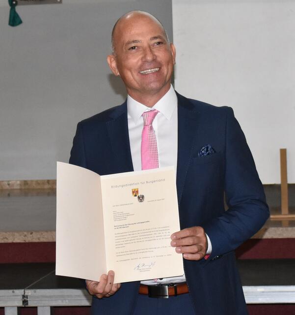 Hans Peter Wolf wurde nun zum neuen Direktor der EMS Oberwart bestellt.