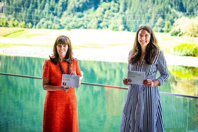 Gemeinsam mit der Präsidentin der Julius Raab Stiftung Martha Schultz macht sich Kircher bereits seit längerem für die Finanzbildung stark | Foto: JVP Tirol