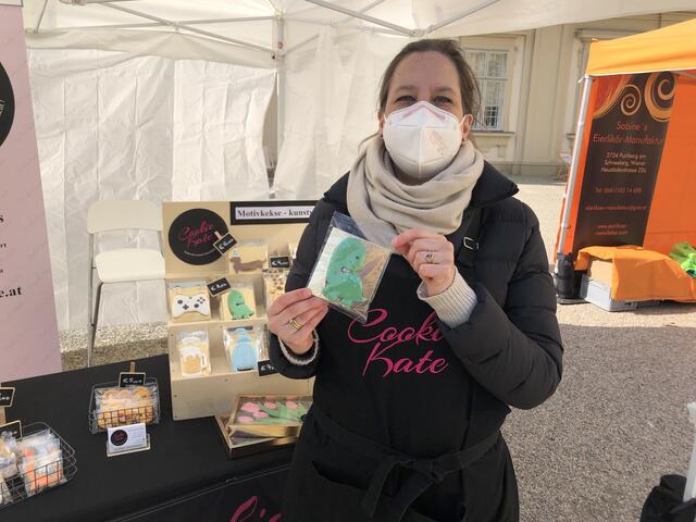 Cookie Kate bietet kunstvoll verzierte Motivkekse.