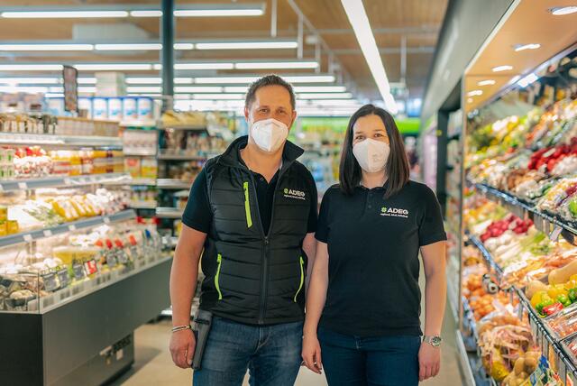 Gemeinsam mit seiner Frau  Isabella übernahm Martin Mair den ADEG Markt in der Tristacherstraße in Lienz. | Foto: ADEG / Florian Wiedemayr