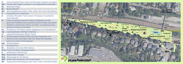 So stellt sich die Bürgerliste die Verwertung des Areals entlang der Bahnhofstraße vor.  | Foto: Pro Purkersdorf