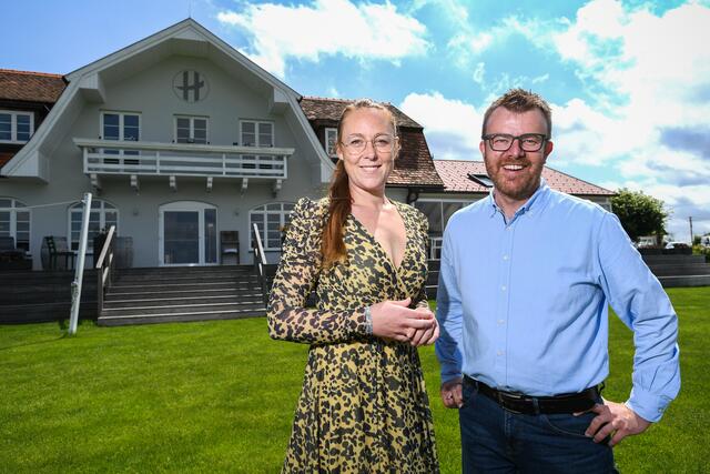 Anna Malinovic und Ronni Gollatz verwirklichen das nächste Zukunftsprojekt am Hannersberg.