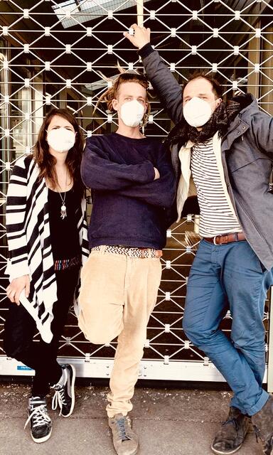Gewinner-Team „Felix Habidad“ (Anton Krisper, Dina El Heliebi und Manuel Schöndorfer) mit „X-treme Childhood