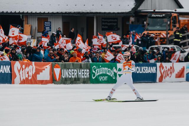 Stefan Kraft, frischgebackener Weltmeister von Oberstdorf, soll auch 2024 für einen Höhenflug an Kulm sorgen. | Foto: Wir sind Kulm