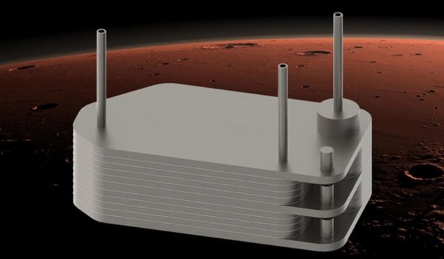 Plansee liefert Bauteile für Sauerstoffproduktion auf dem Mars. | Foto: OxEon, Plansee Group