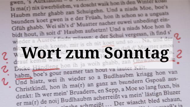 Wer kennt das Wort zum Sonntag? | Foto: Montage Marchgraber