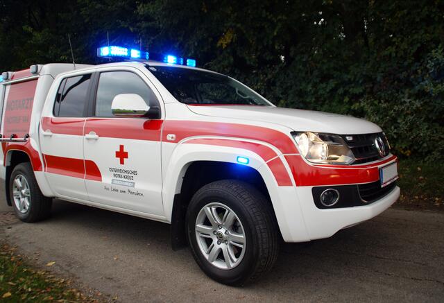 Die Pensionistin und der junge Mann wurden mit Verletzungen unbestimmten Grades in Salzkammergut Klinikum Gmunden eingeliefert.