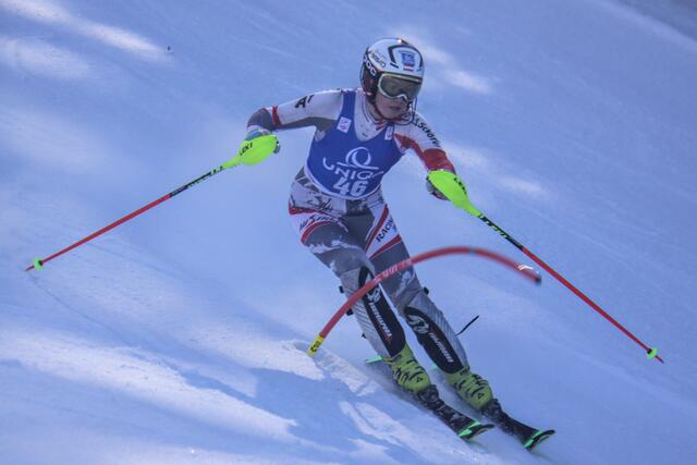 Lena Frommer wurde vierte im Slalom.