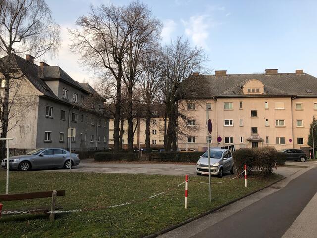 Nur mehr weniger als die Hälfte der Wohnungen sind belegt. | Foto: BRS/Diabl