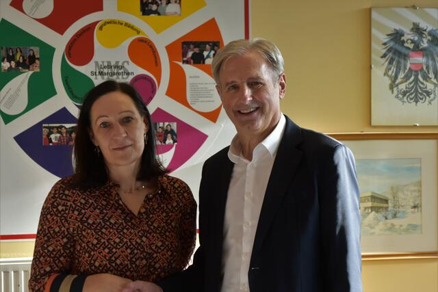 Johann Kießner-Haiden freut sich, mit Klaudia Süss-Tscheppe eine würdige Nachfolgerin gefunden zu haben.  | Foto: KK