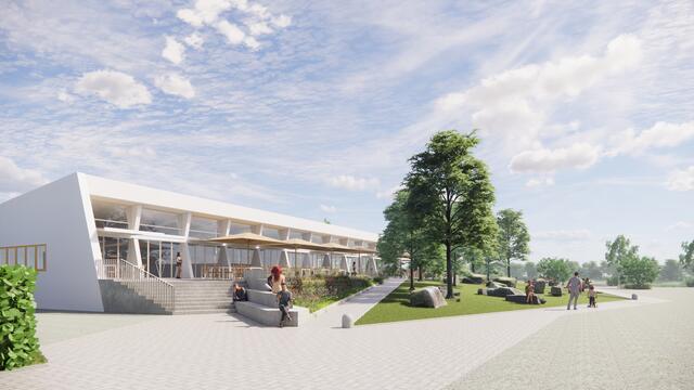 Das neue Strandbad: so soll es aussehen. | Foto: Syntax Architektur