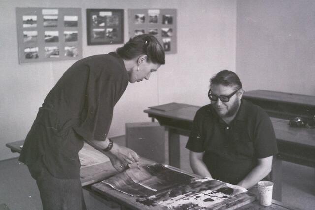 Martha Jungwirth und Otto Breicha | Foto: Eduard Sauerzopf und  Peter Sattler