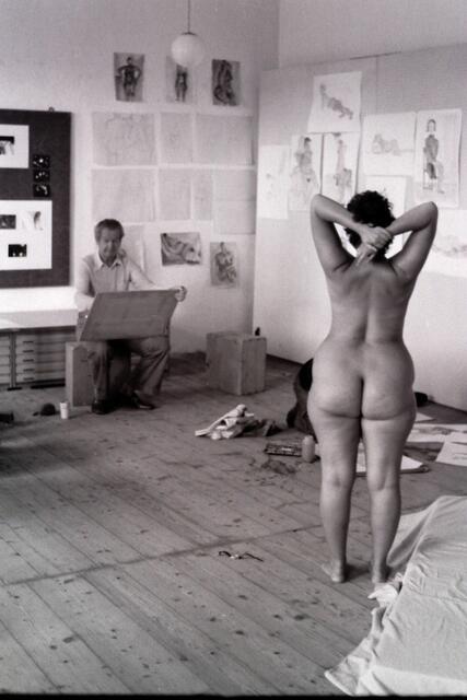 Arbeit in der Dorfgalerie | Foto: Eduard Sauerzopf und  Peter Sattler