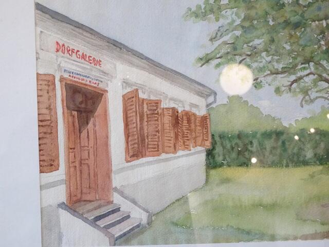 Die alte Volksschule  als Dorfgalerie (Schülerarbeit) | Foto: Eduard Sauerzopf und  Peter Sattler