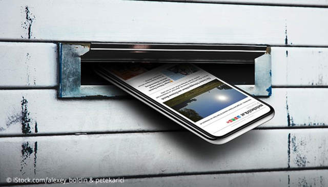 Dein Newsletter kommt einmal wöchentlich in deine Mail-Inbox.  | Foto: iStock.com/alexey_boldin &amp; petekarici