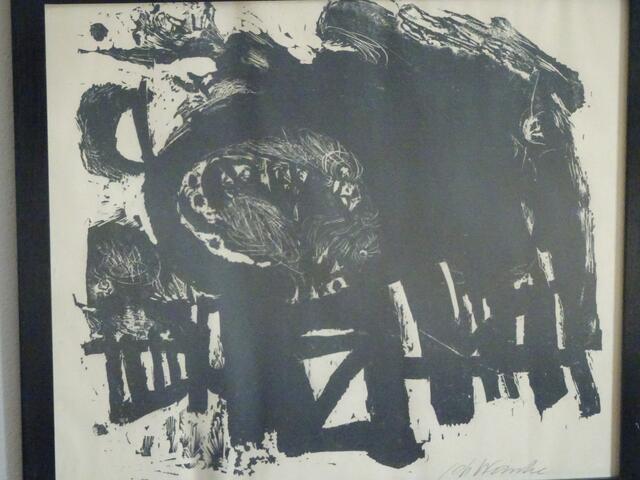 Holzschnitt von Johannes Wanke: Gartentürl | Foto: Eduard Sauerzopf und  Peter Sattler