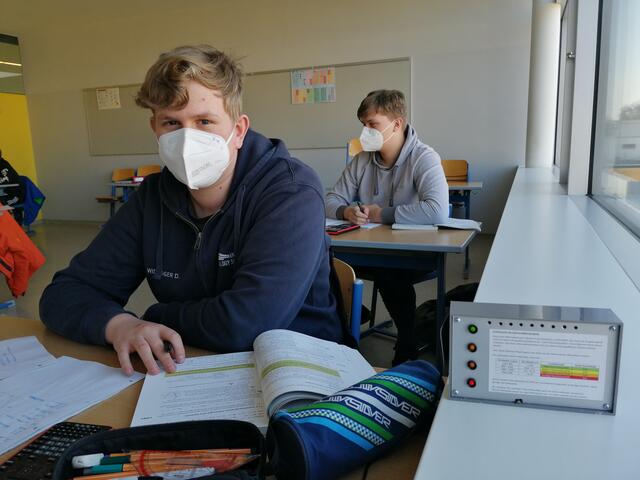 Alle Unterrichtsräume in der HTL Andorf wurden mit den Luftgütemessgeräten ausgestattet. | Foto: HTL Andorf