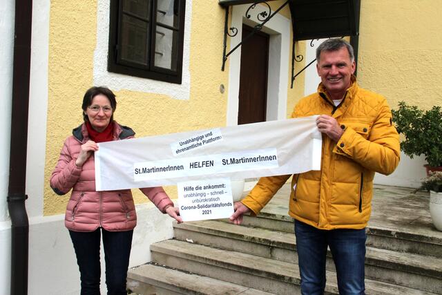  Monika Petanovitsch und Ernst Mayer aus dem Organisationsteam wollen Gemeindebürger in Not ermuntern, um Hilfe anzusuchen. | Foto: Hannes Spiegl