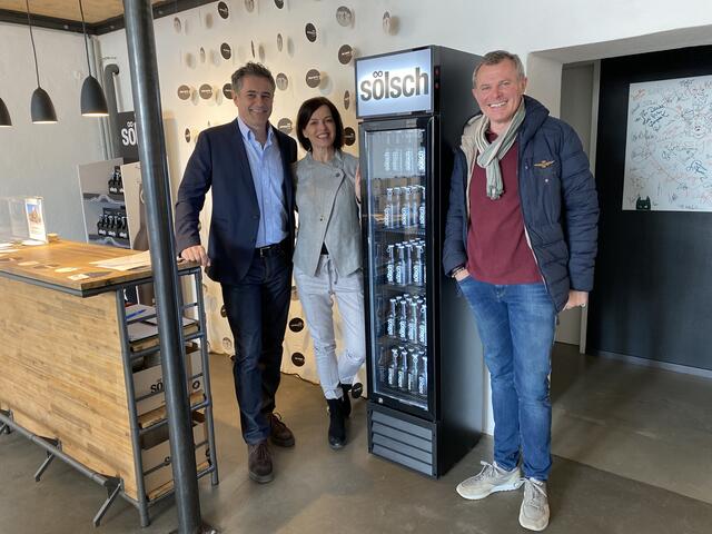 Karl Wendlinger, Barbara Reiter (seine Partnerin und Journalistin), Manuel Tommasi. | Foto: Privat