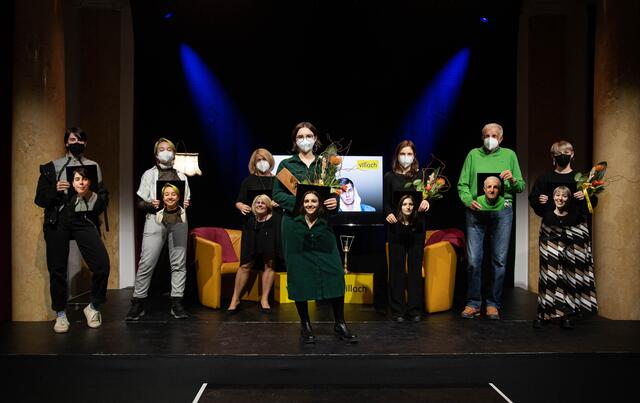Die Verleihung wurde aus dem Bambergsaal übertragen. | Foto: Stadt Villach/Karin Wernig