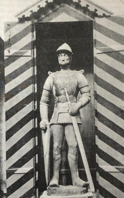 Der Wehrmann in Eisen. | Foto: Archiv Marktgemeinde