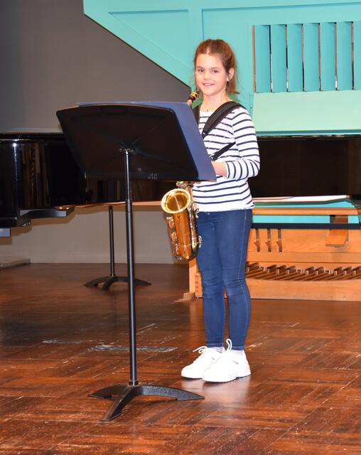 Anna Mauerschitz, Saxophon: 1. Preis  | Foto: ZMS Oberpullendorf