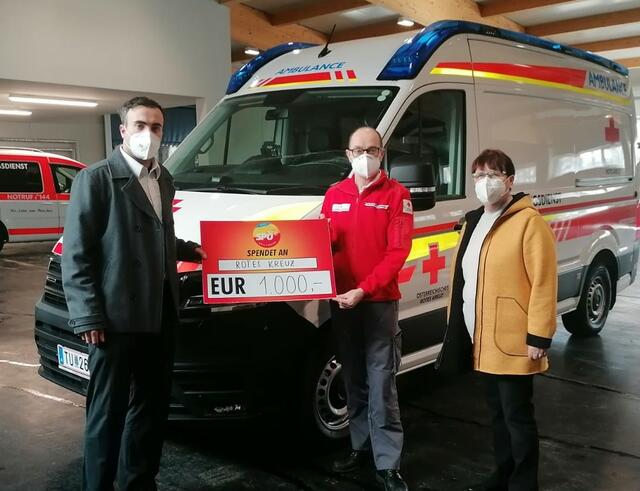 Friedrich Dechant, Günther Wiehart und Maria Klaus