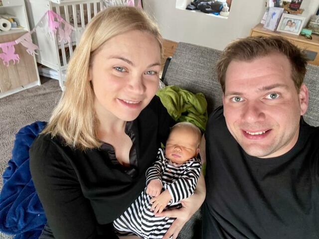 Glückliche Eltern mit der kleinen "Josi". | Foto: Himmelbauer