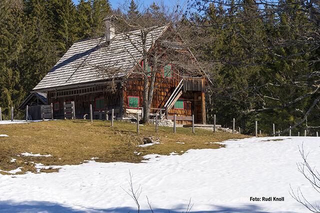 Die "Wallmannhütte" auf der "Rossmoosalm"!