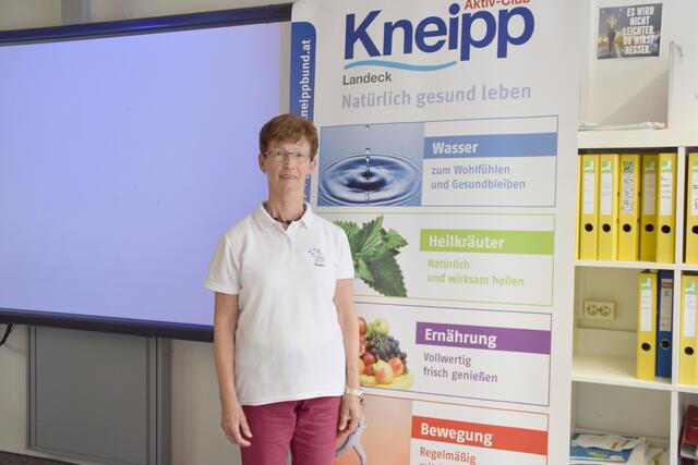 Anna Pfeifhofer ist seit 2008 Obfrau des Kneipp-Aktiv-Clubs Landeck. | Foto: FSBHM