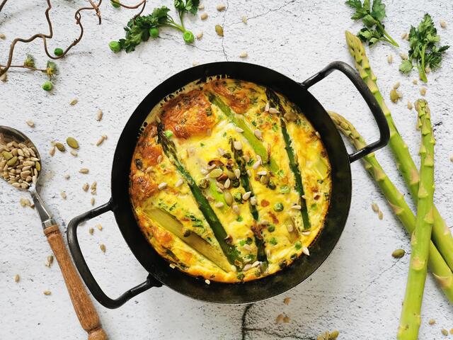 Spargelfrittata | Foto: Katrin Ebetshuber
