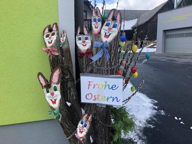 Ganz Fischbach wird auch in diesem Jahr von Osterhasen bevölkert.
