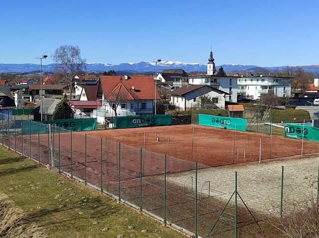 Die Tennisplätze in Mooskirchen werden wieder saniert. | Foto: Wutte