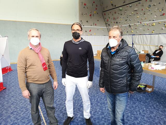 Erich Czerny, Uwe Mendel, Johann Leutgeb | Foto: Gemeinde Krimml