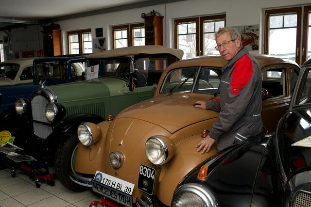 Ein besonderer Mercedes aus der ehemaligen DDR.